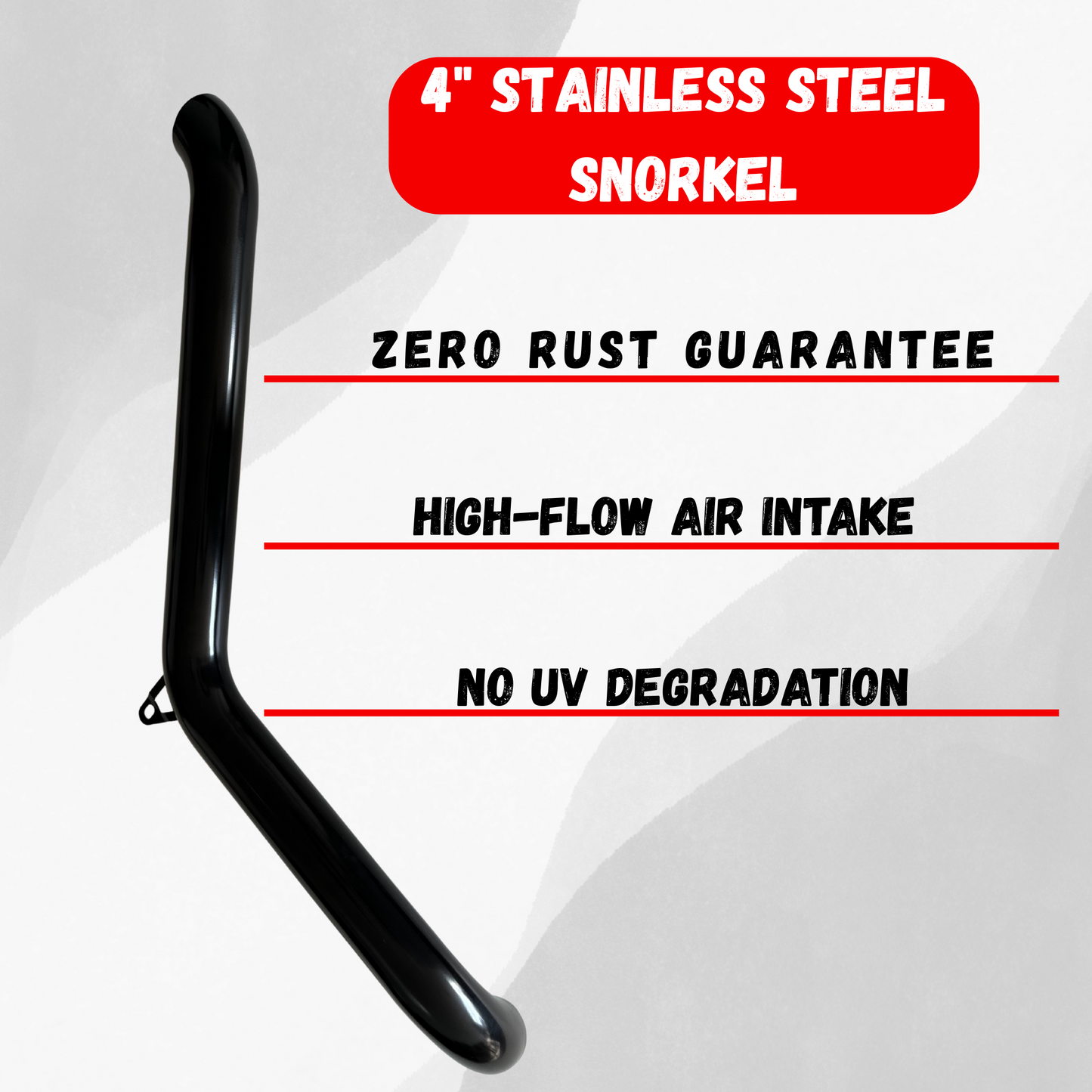 LandCruiser 70 Series Stainless Steel Snorkel