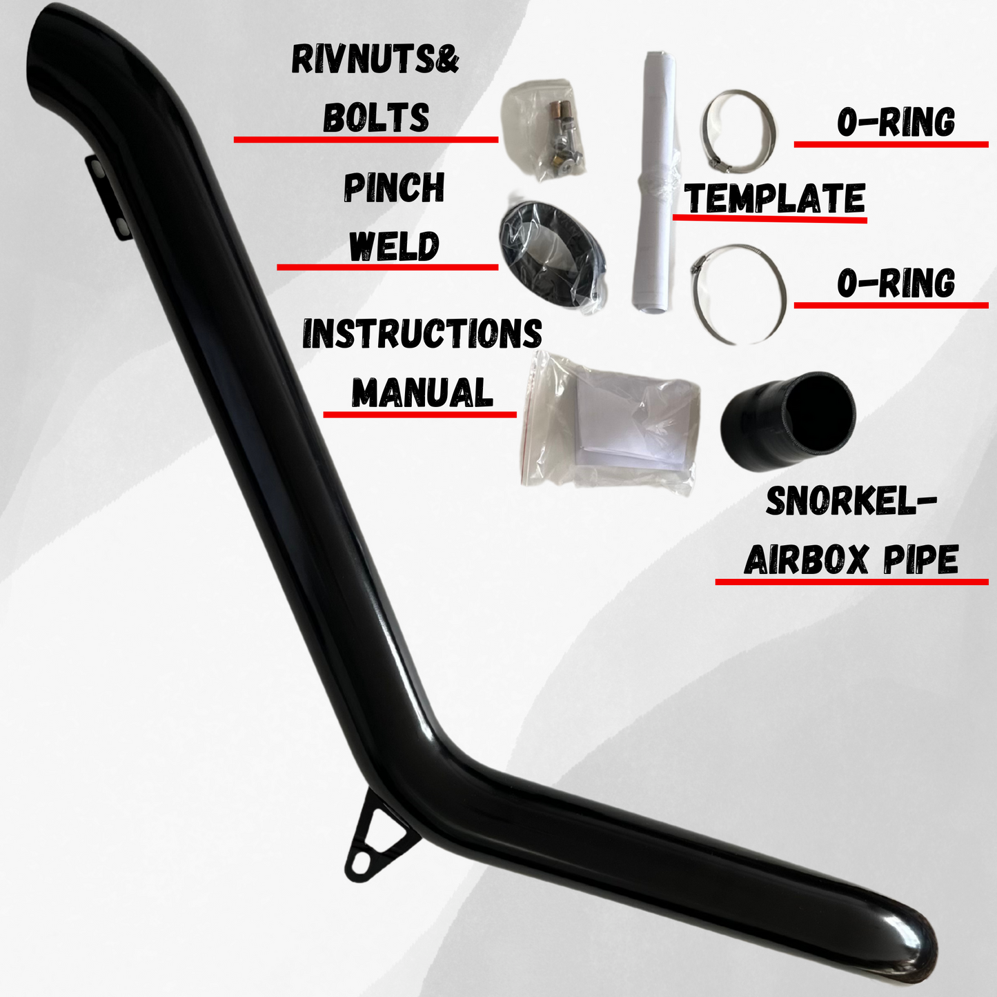 LandCruiser 70 Series Stainless Steel Snorkel