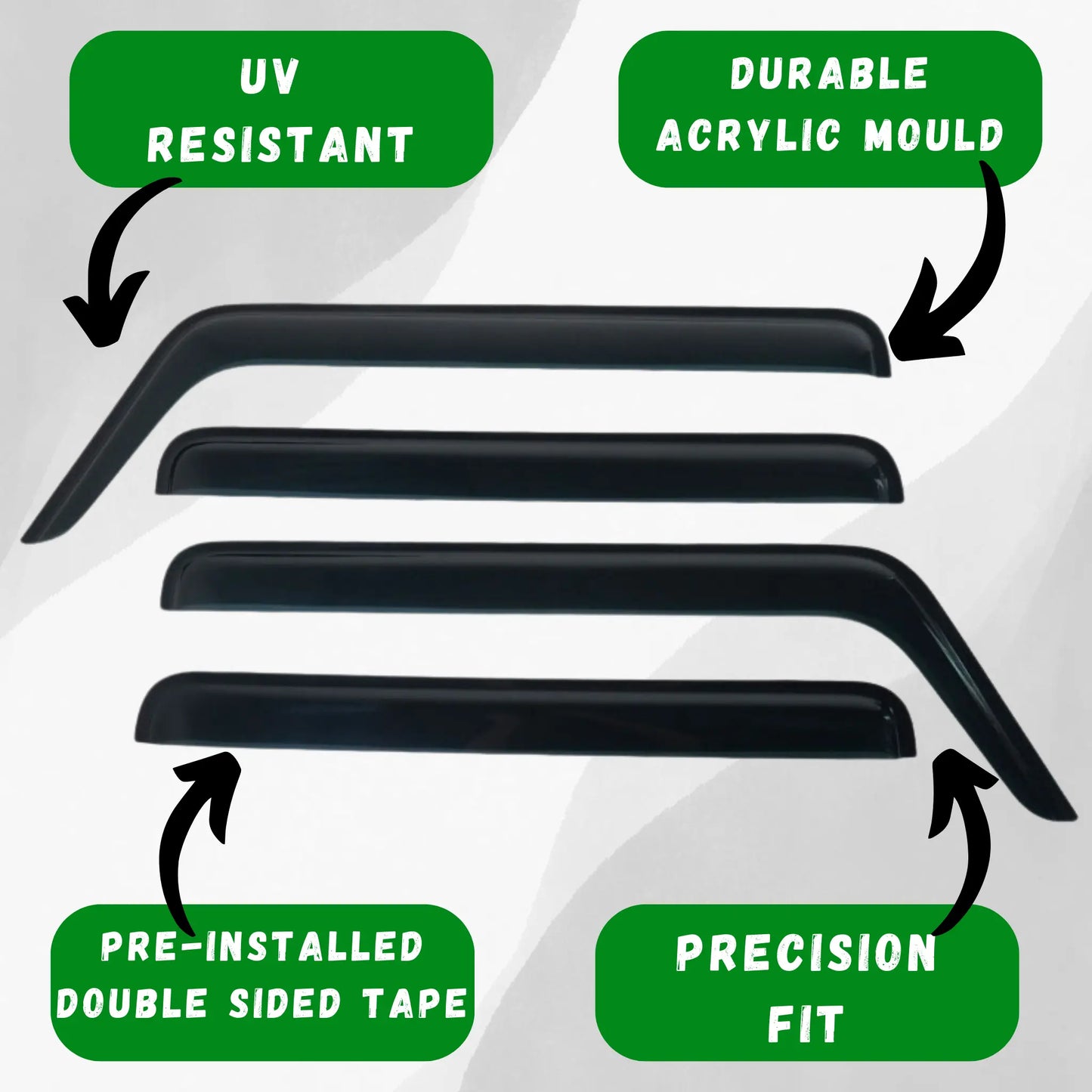 Suzuki Jimny Window Visors/Monsoons 2018-2025 Tough Trucks