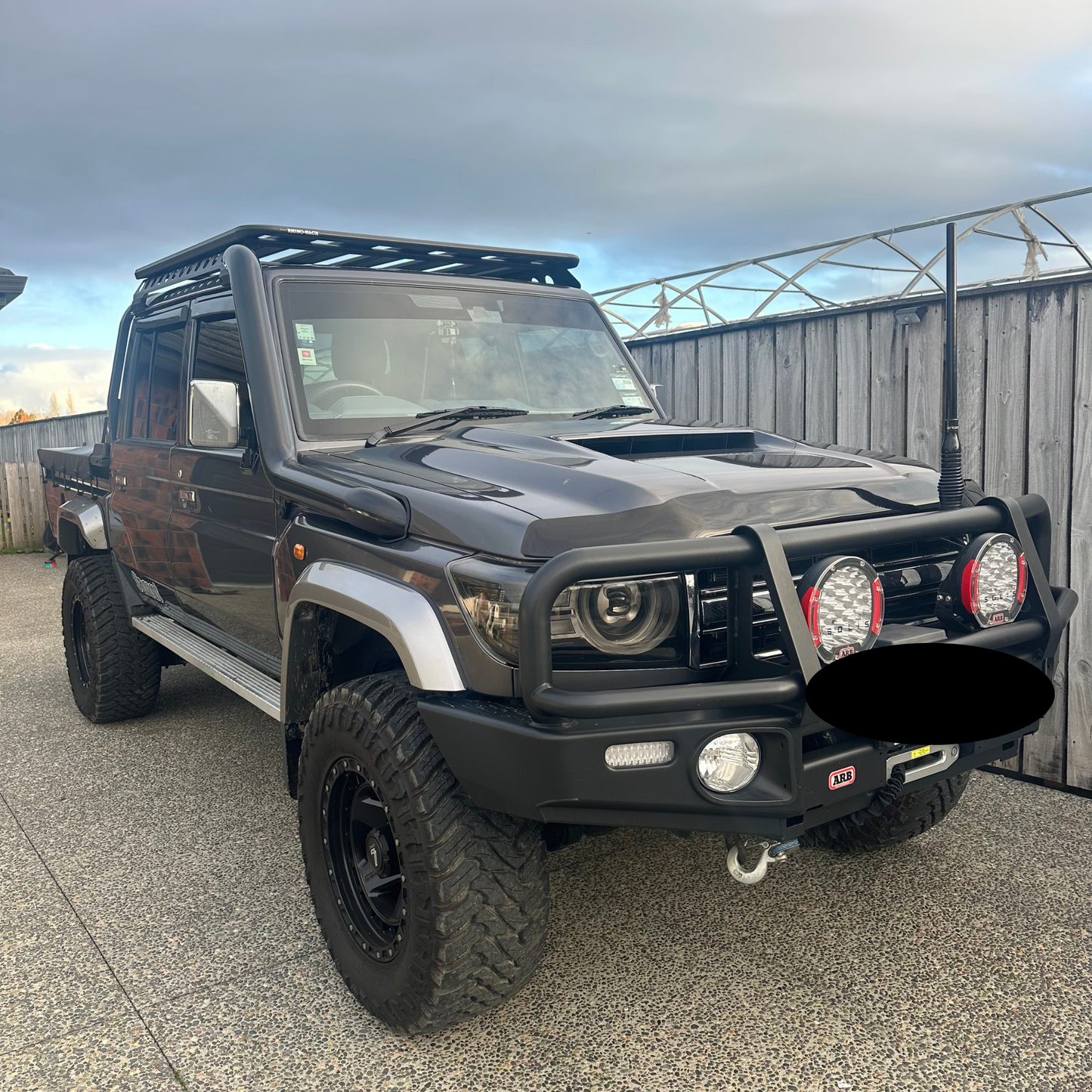 LandCruiser 70 Series Stainless Steel Snorkel