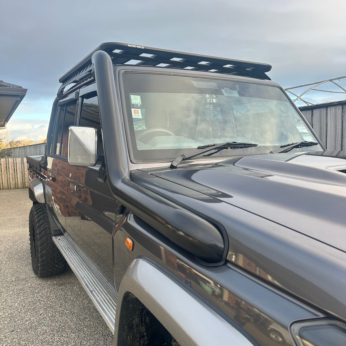 LandCruiser 70 Series Stainless Steel Snorkel