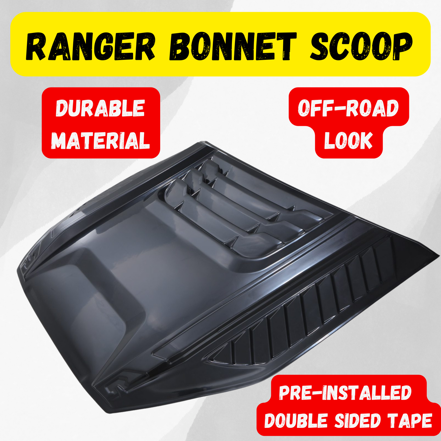 Bonnet Scoop - Ford Ranger PX2/ PX3 2016-2021
