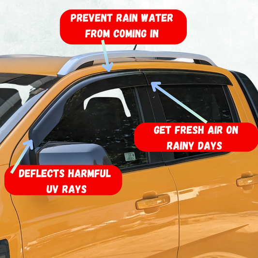 Ford Everest Window Visors / Monsoons 2022+