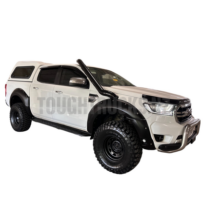 Ford Ranger Stainless Steel Snorkel Staino NZ drivers side car angle 