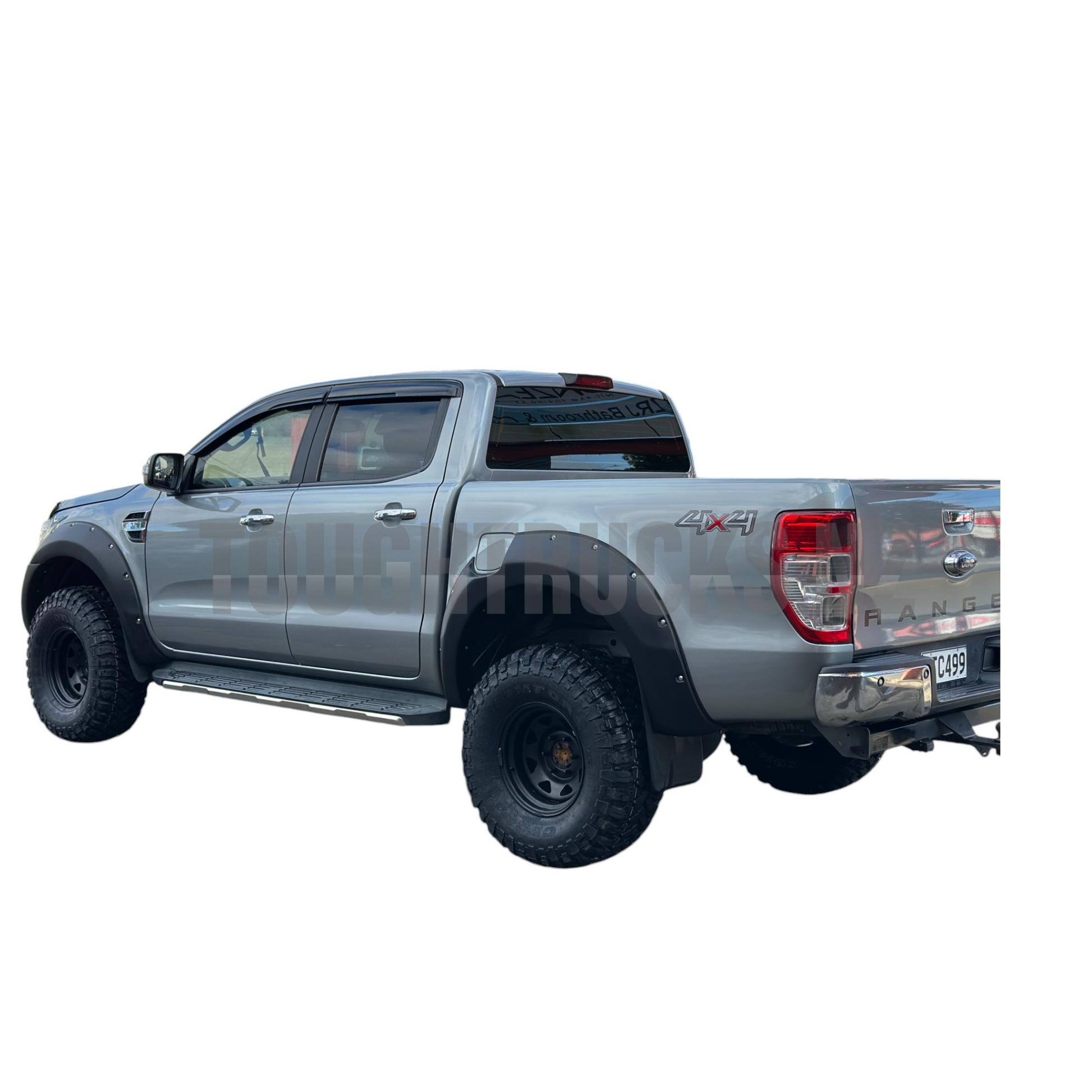 Ranger PX2 Flares Back Passenger side angle