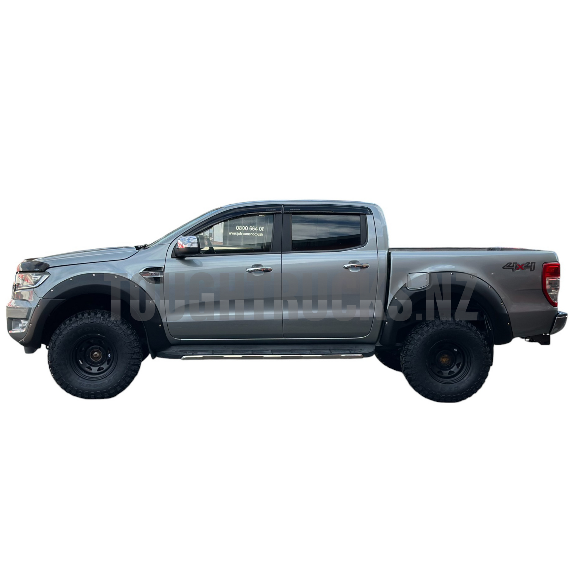 Ranger PX2 Flares complete Passenger side angle