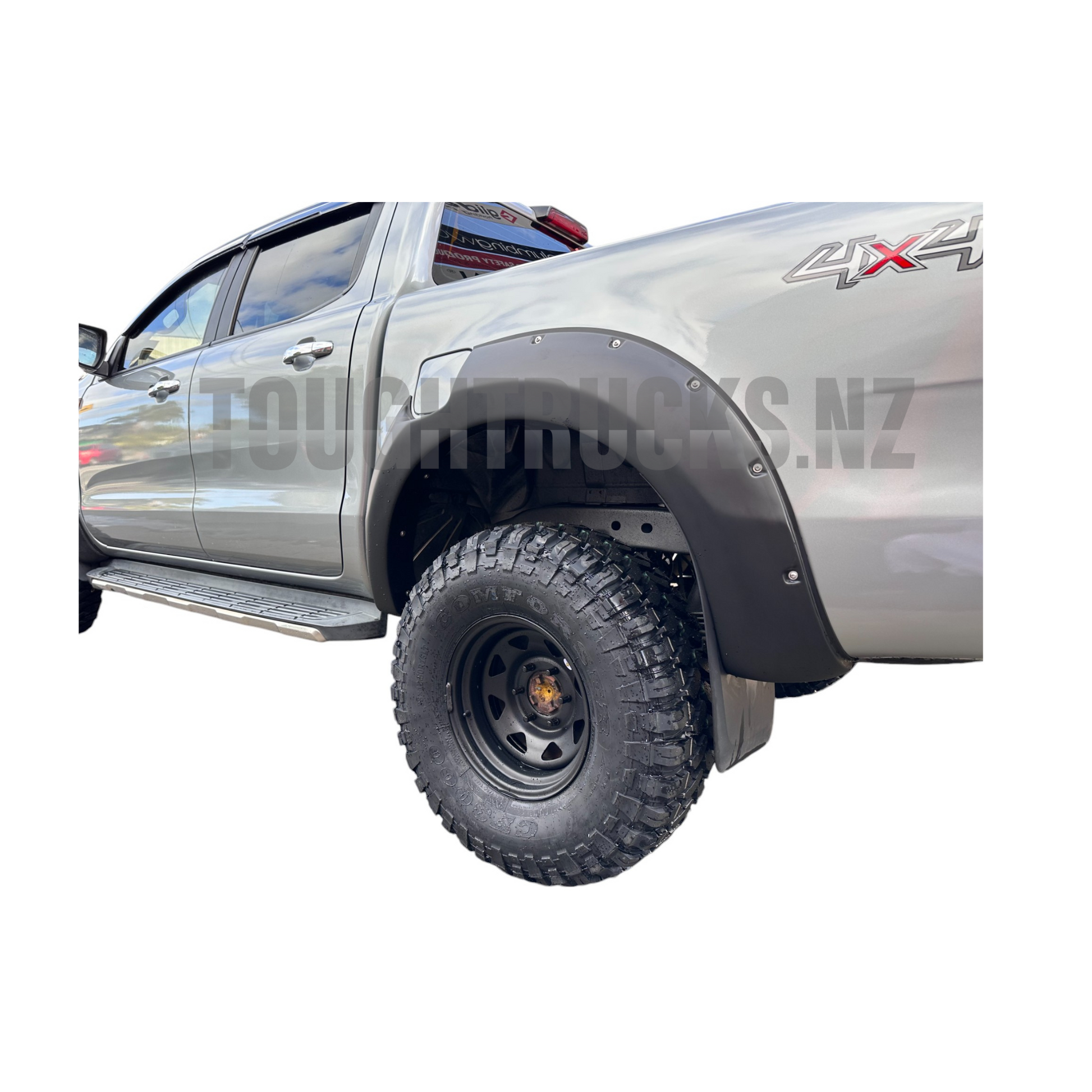Ranger PX2 Flares Back Passenger side half angle