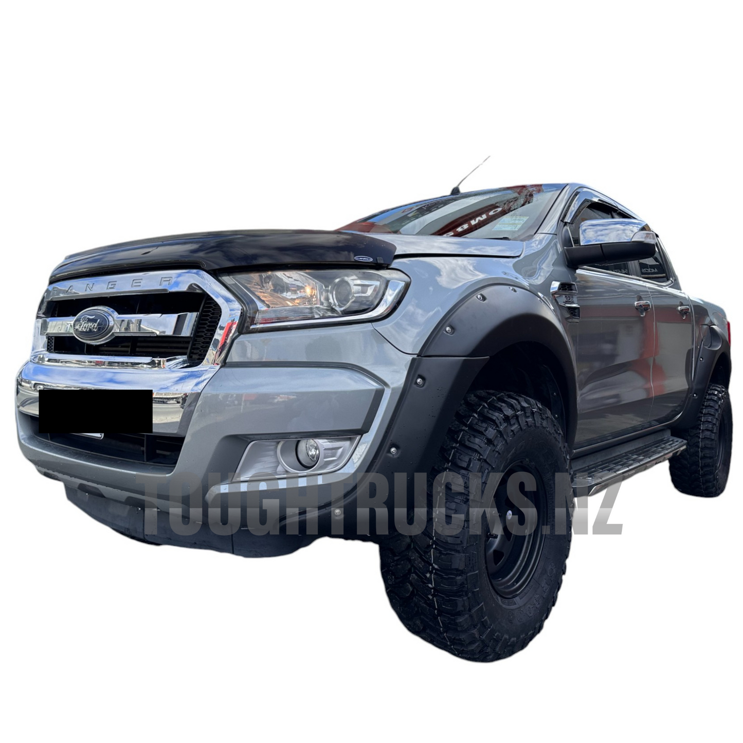 Ranger PX2 Flares Passenger side front angle