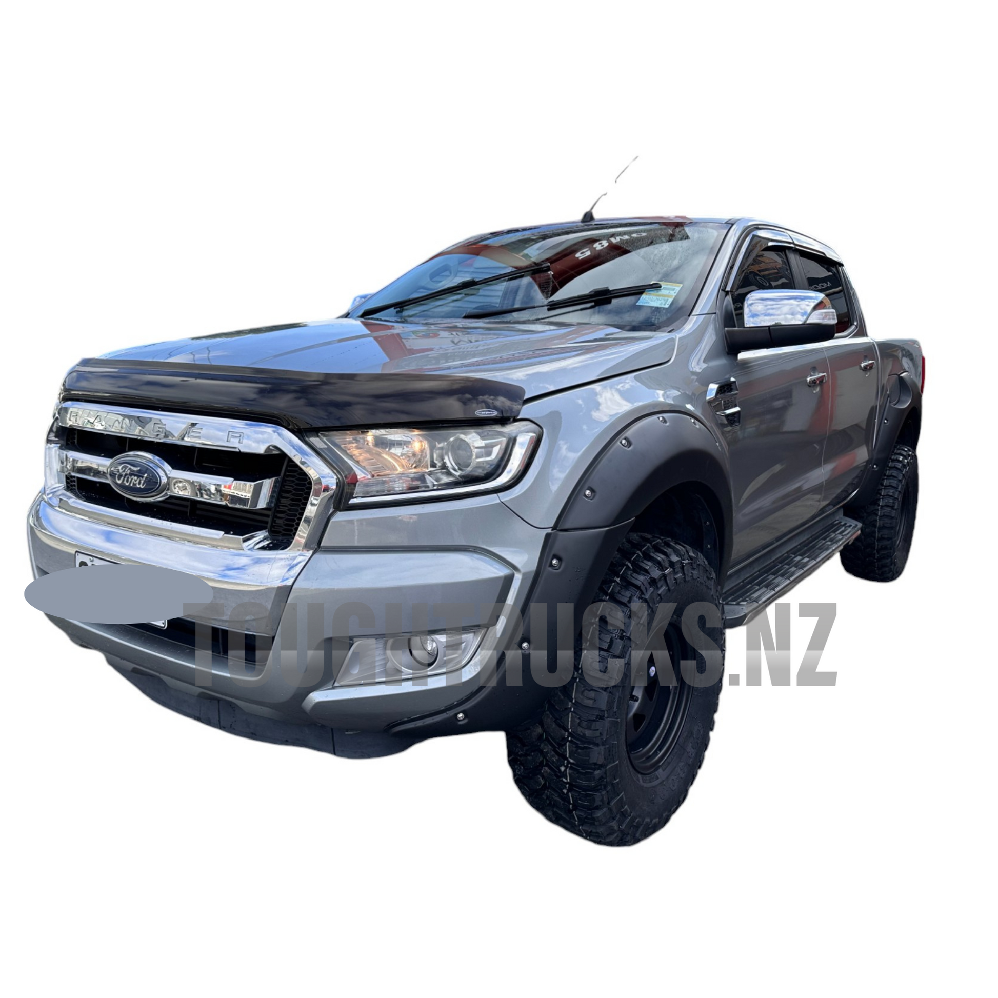 Ranger PX2 Flares Passenger side front high angle