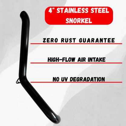 LandCruiser 70 Series Stainless Steel Snorkel