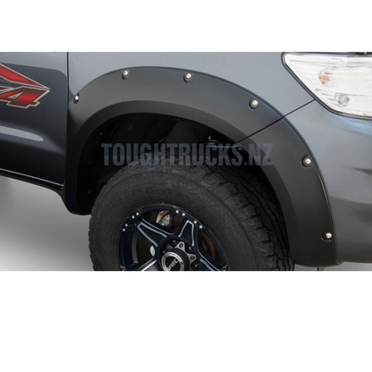 Toyota Hilux N70 fender flares  close up 