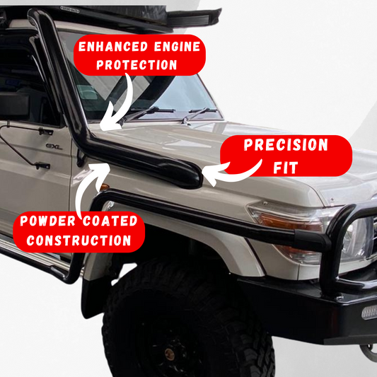 LandCruiser 70 Series Stainless Steel Snorkel