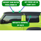 Suzuki Jimny window visors