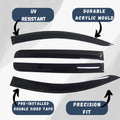 Mitsubishi Triton window visors