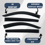 Mitsubishi Triton Window Visors/Monsoons 2006-2014 Tough Trucks