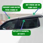Isuzu D-Max window visors