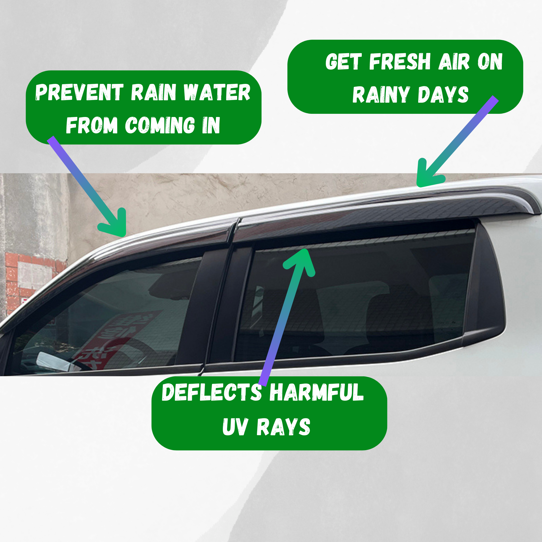 Mazda BT-50 Window Visors / Monsoons 2021+