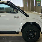 Toyota Hilux N70 Premium stainless steel snorkel — detail view