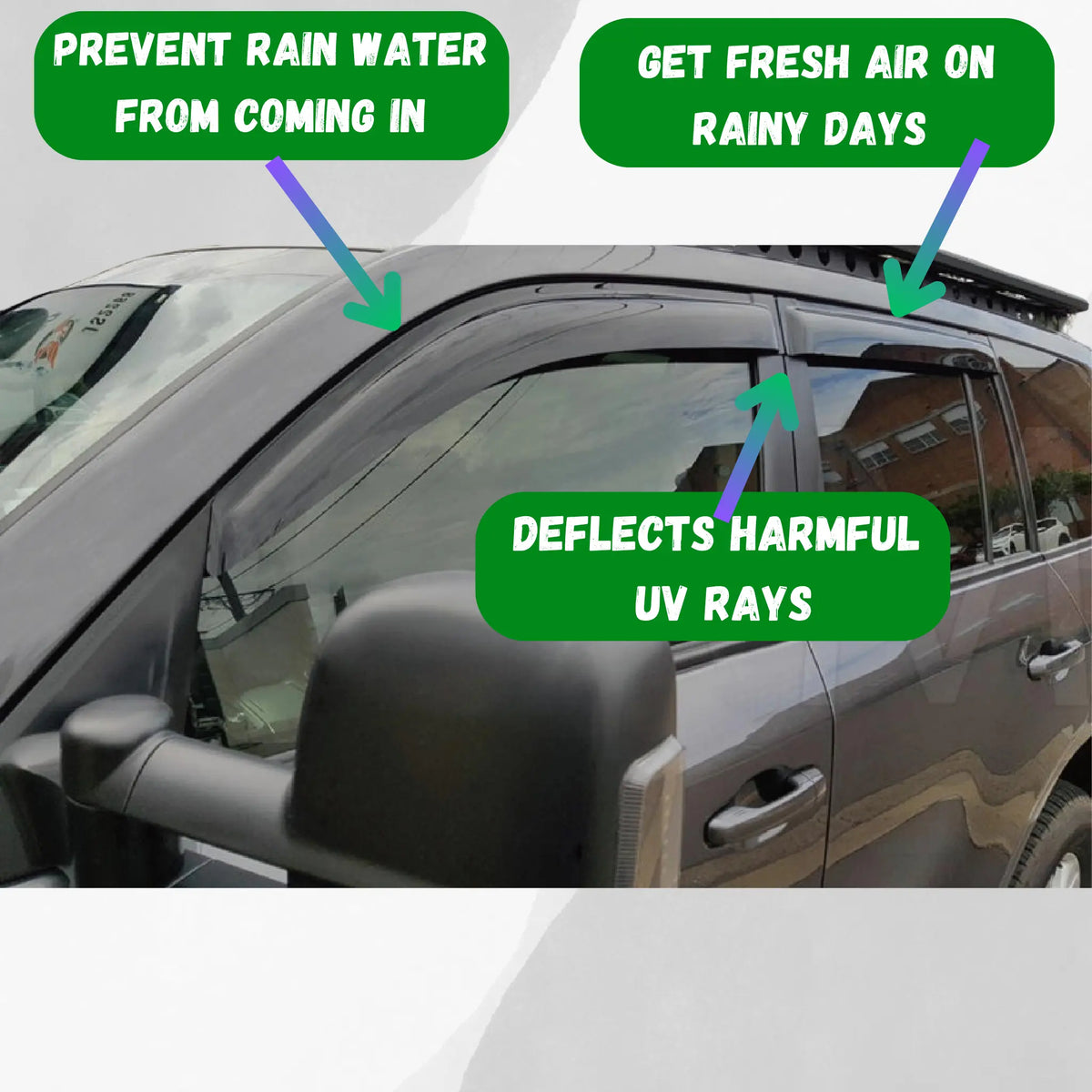 Toyota Landcruiser window visors