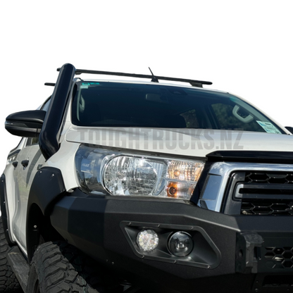 Toyota Hilux N80 Stainless Steel Snorkel - Close up drivers side