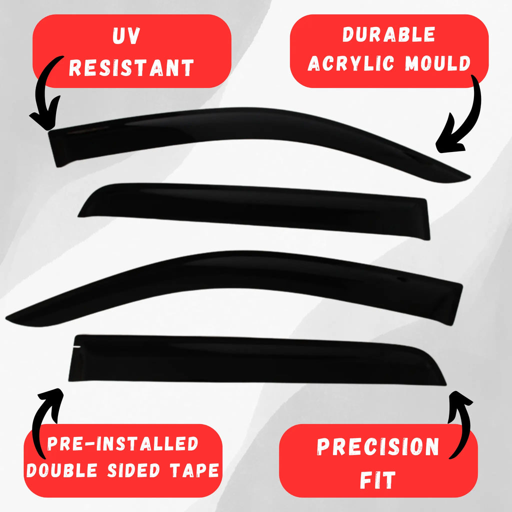 Toyota Hilux Window Visors/Monsoons Tough Trucks