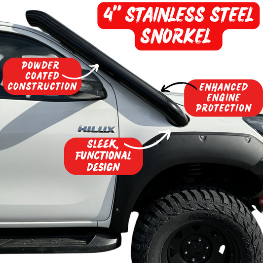 Toyota Hilux N80 Stainless Steel Snorkel