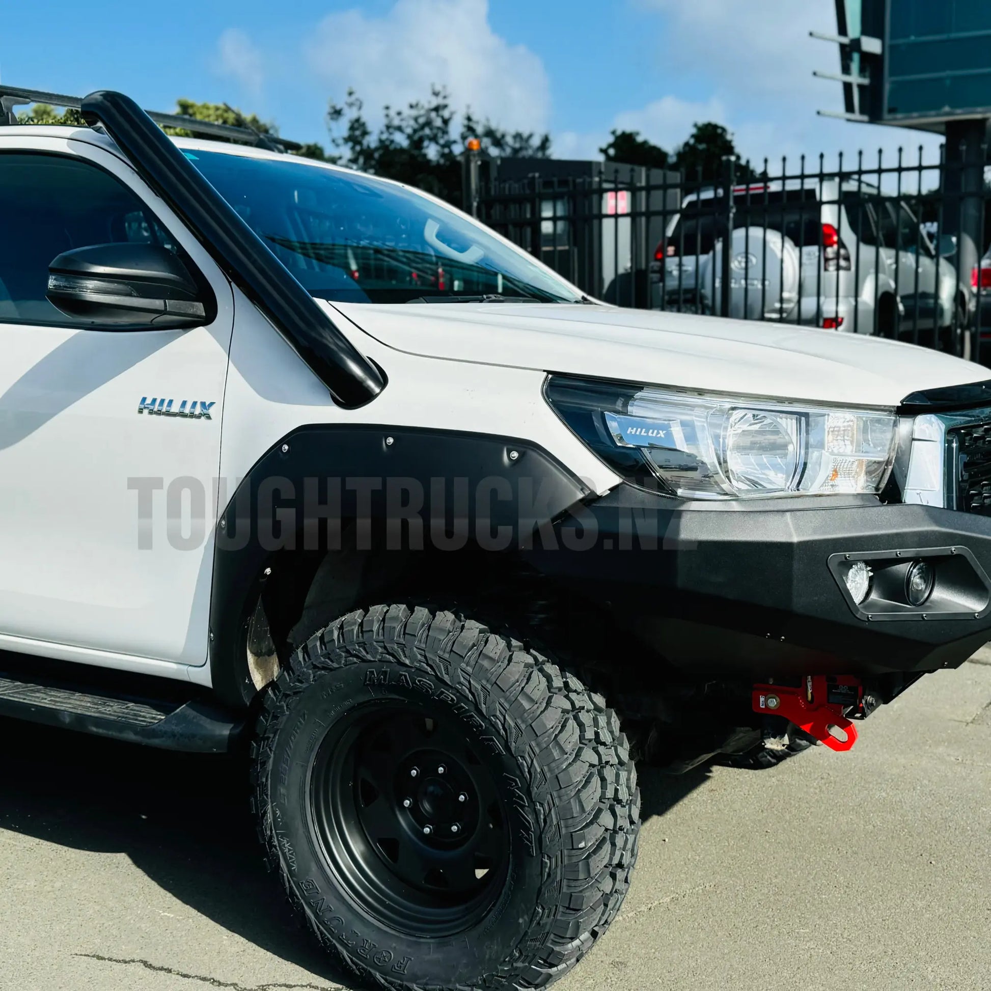 Toyota Hilux N80 Value Edition stainless steel snorkel — main view
